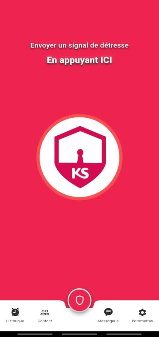 Capture de l'application KWAT SECURE